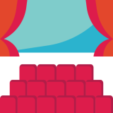 a close up of a logo